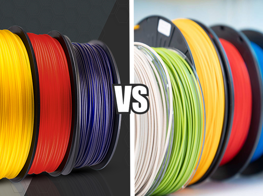 PETG vs. PLA Filaments: What Is the Difference, and When to Use Each?