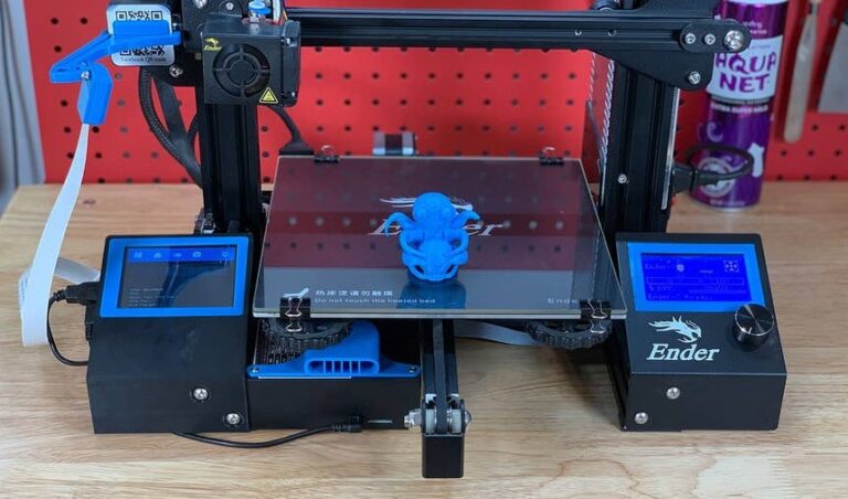 ender 3 print bed size in inches