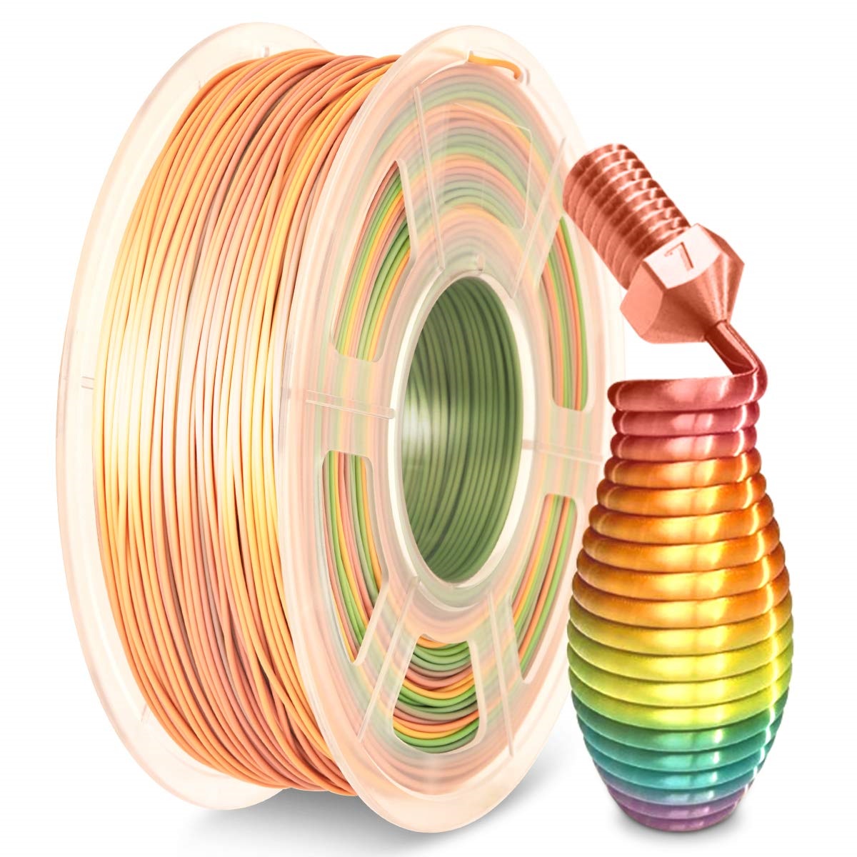 Yousu Silk Rainbow PLA Filament