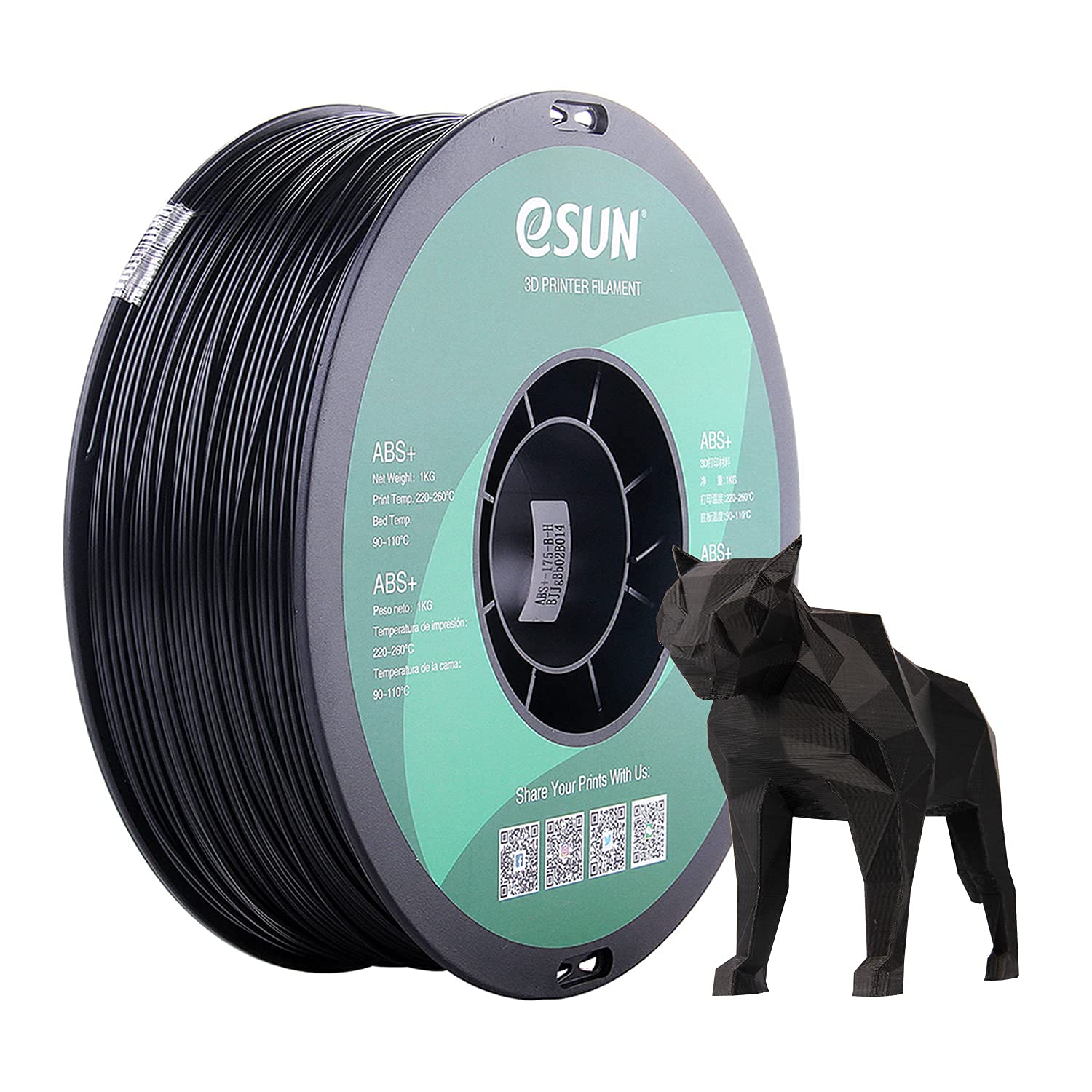 eSUN ABS+ 3D Printer Filament